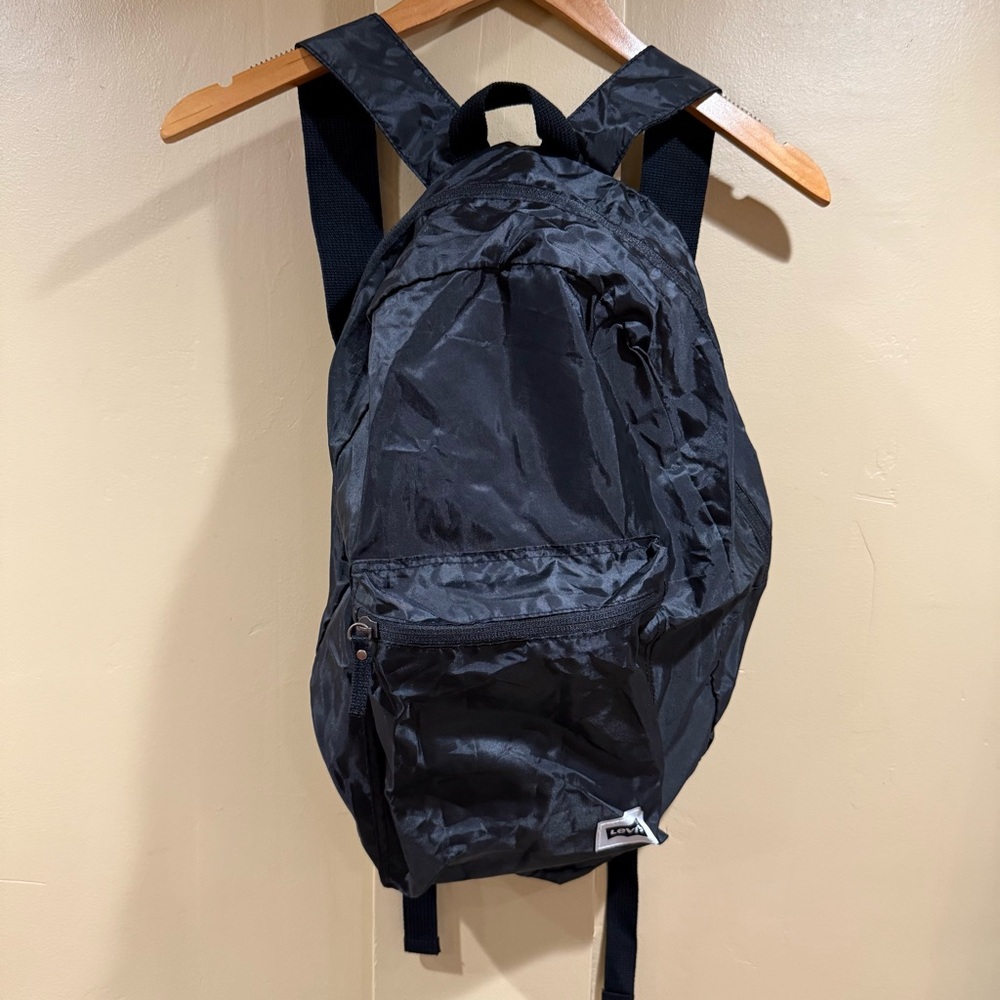 Levi's Black Light Weight Packable Backpack - image 3